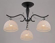 Люстра потолочная трехрожковая Мелодия Света Е27 220В Черный картинка 